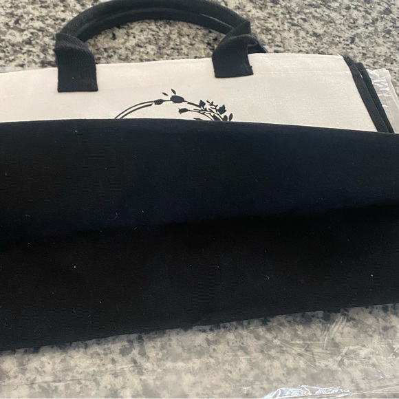 Canvas Tote Bag Large Initial S - Picture 5 of 9